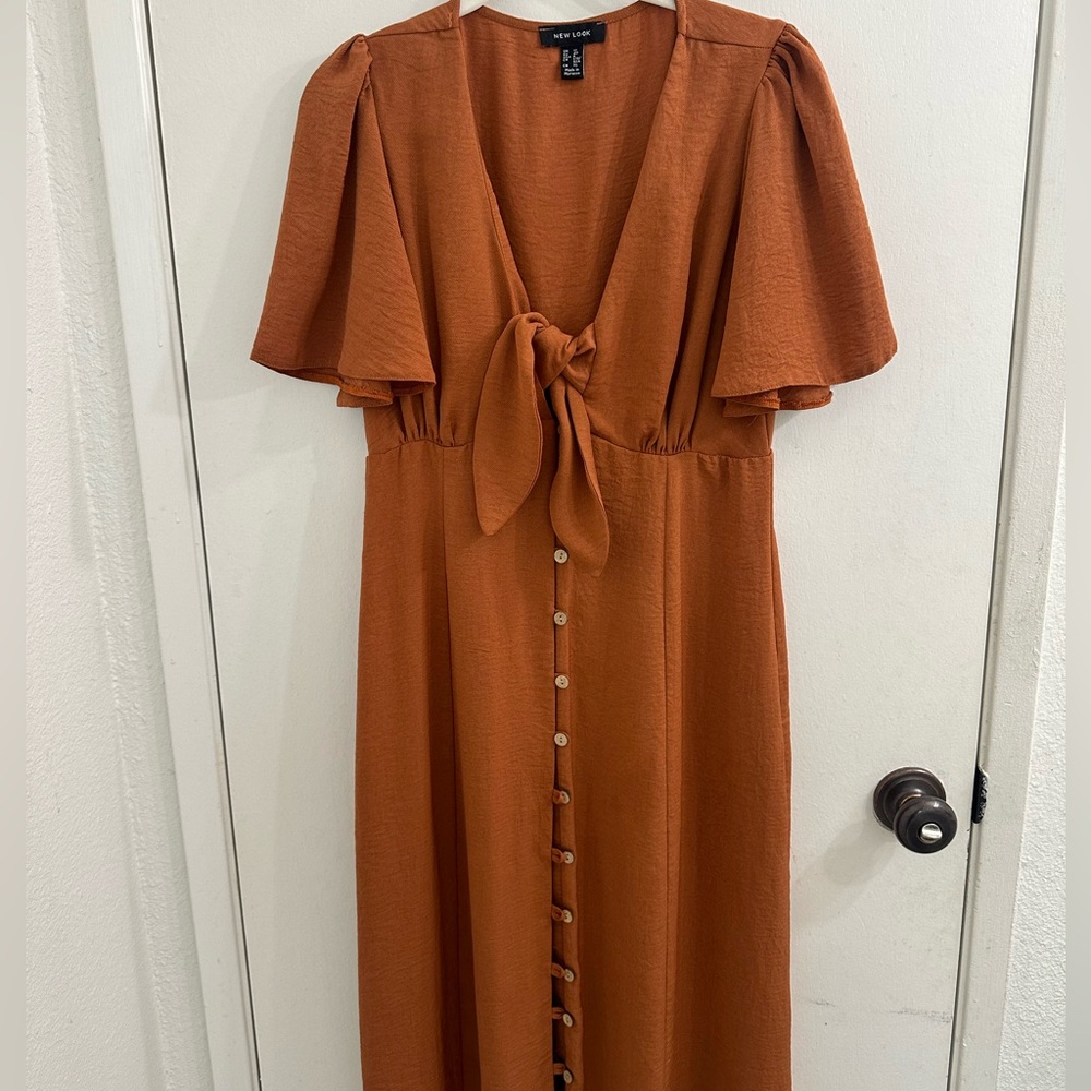 New look Rust long dress
